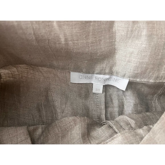 Anne Fontaine Linen Shorts - Size 38 FR - Picture 4 of 5